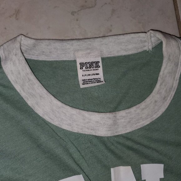 Victoria Secret Pink short Sleeve Shirt, Pocket - Picture 2 of 5